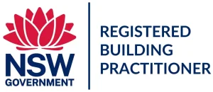 NSW Government registered building practitioner logo