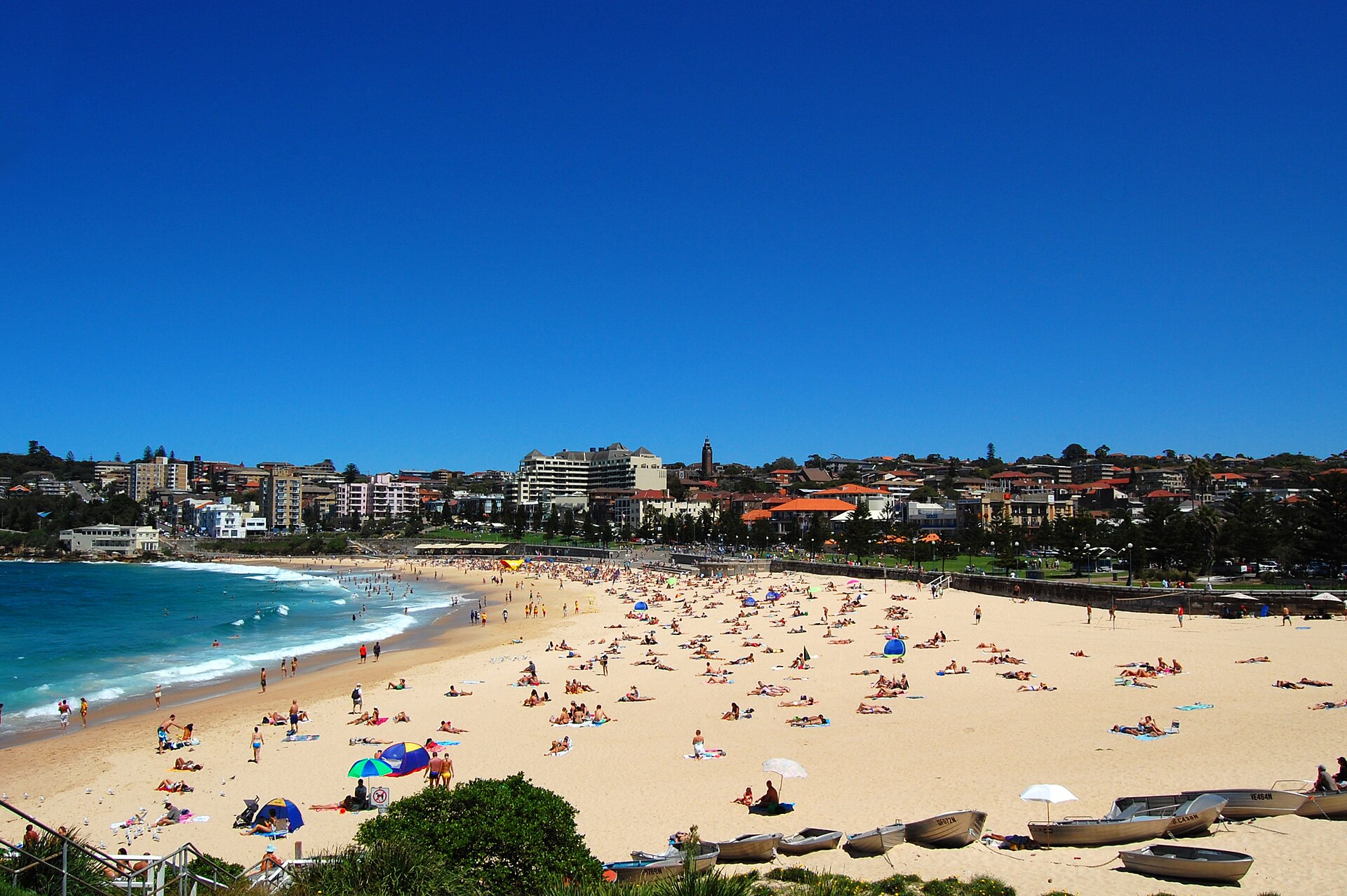 Coogee Beach viewed from Dolphin Point, Sydney
